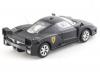 Mini RC auto Ferrari černé, kovové, měřítko 1:43 rtr